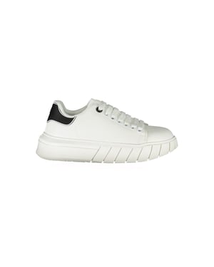 Zapatilla de mujer Gaelle Paris blanca de poliuretano