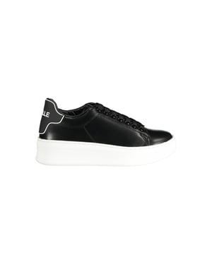 Zapatilla de mujer Gaelle París de poliuretano negro