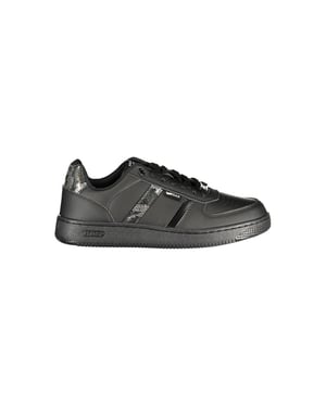 Zapatilla de mujer de poliuretano negro Gas