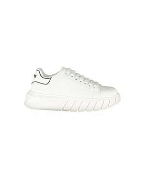Zapatilla de mujer Gaelle Paris de poliuretano blanco