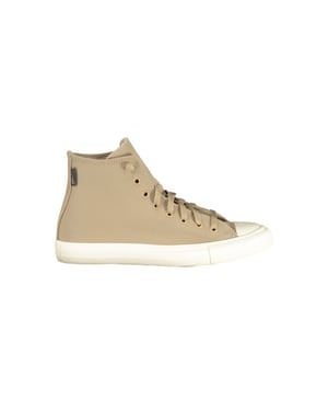 Converse Zapatilla Unisex de Cuero Beige