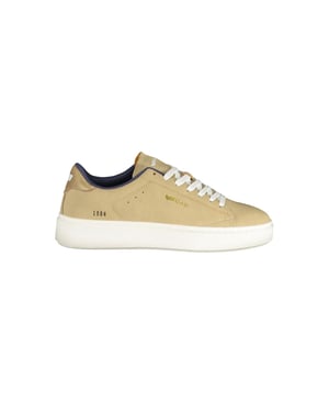 Zapatilla de mujer de poliuretano beige Gas