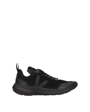 Zapatillas Deportivas de Tela Negras Veja