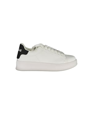 Zapatillas para hombres Gaelle Paris de poliuretano blanco