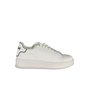 Gaelle Paris Bianco Poliuretano Zapatilla para Hombre