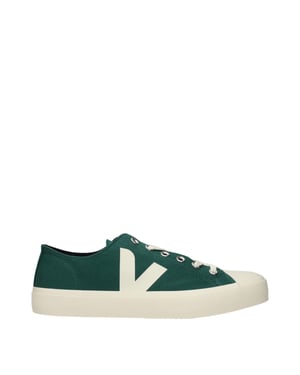 Zapatillas bajas de tela verdes Veja