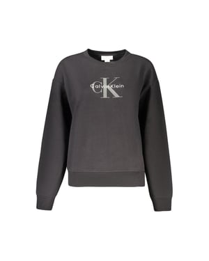 Sudadera de Algodón Negra para Mujer de Calvin Klein