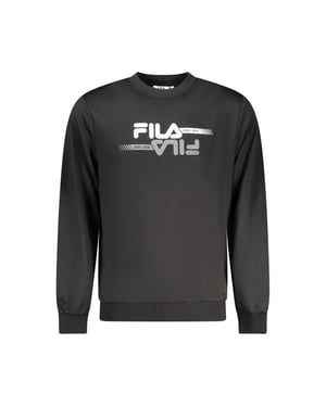 Sudadera de hombre Fila de poliéster negra