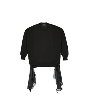 Sudadera de algodón negra Dsquared²