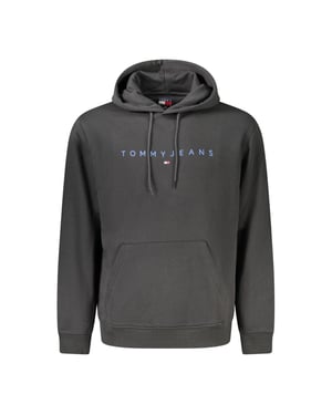 Sudadera de Hombre de Algodón Negra Tommy Hilfiger