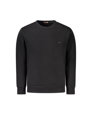 Sudadera de algodón negra para hombre Rifle