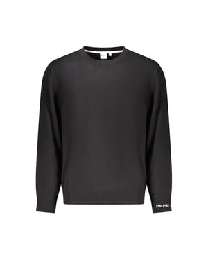 Suéter de algodón negro para hombre Pepe Jeans