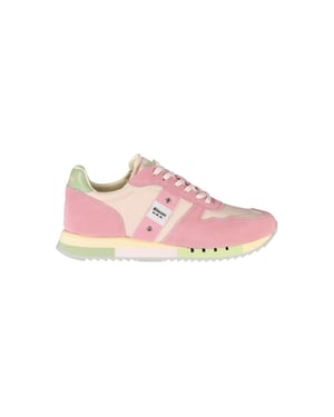 Zapatilla de mujer Blauer Rosa de poliuretano