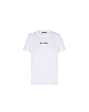 Camiseta de algodón Balmain