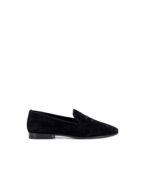 Mocasines de terciopelo Celine con el logotipo del Triunfo bordado