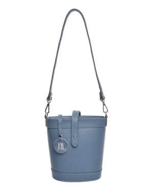 Anna Luchini Turquesa Bolso de cuero
