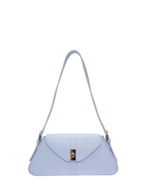 Roberta M Turquesa Bolso de cuero