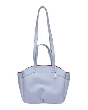 Anna Luchini Turquesa Bolso de cuero
