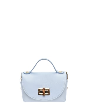 Anna Luchini Turquesa Bolso de cuero