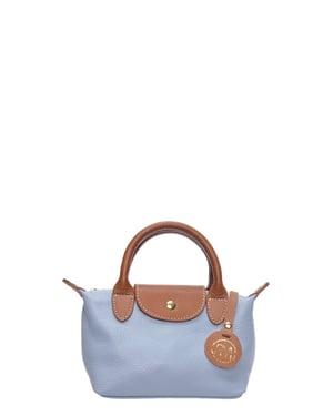 Roberta M Turquesa Bolso de cuero