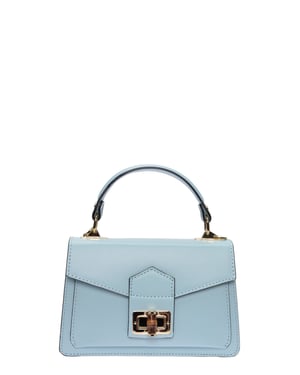 Roberta M Turquesa Bolso de cuero