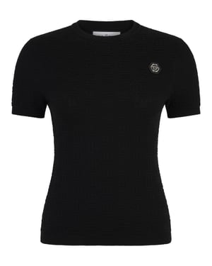 Knitted T-Shirt Sexy Pure Fit Monogram Monogram
