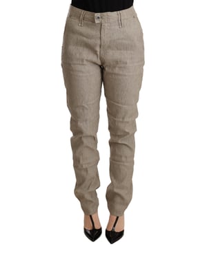 Pantalones de Lino y Algodón para Ciclo de Corte Relajado