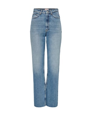 Jeans de pierna recta de cintura alta