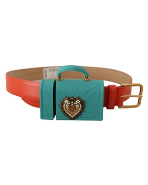 Bolso Mini con Cinturón y Detalle de Corazón de Perlas