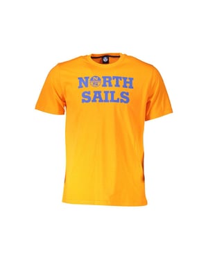 Camiseta de Algodón para Hombre North Sails Arancione