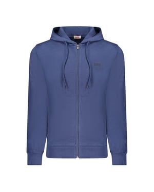 Sudadera de Hombre de Algodón Azul Rifle