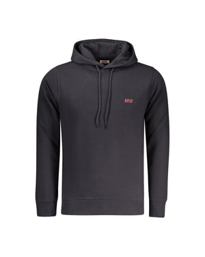 Sudadera con capucha para hombre de algodón azul Rifle