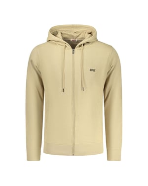 Sudadera con capucha para hombre de algodón beige Rifle