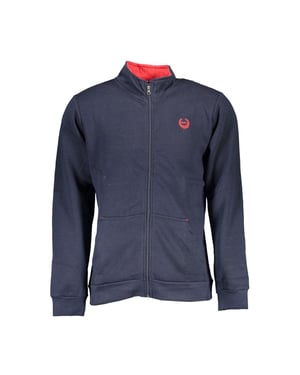 Sudadera de Hombre de Poliéster Azul Gianmarco Venturi
