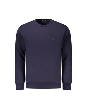 Suéter de hombre de algodón azul Rifle