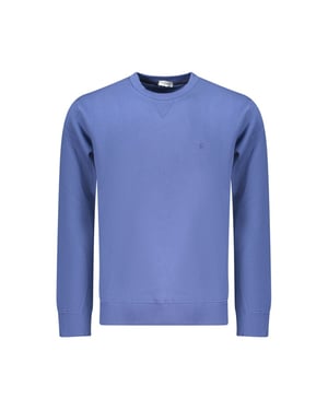 Sudadera de algodón azul para hombres Coveri Moving