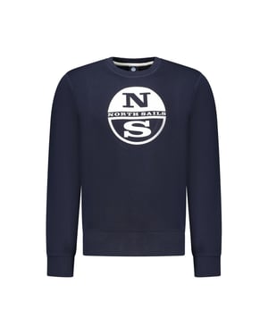 Sudadera de algodón azul para hombres North Sails