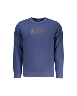 Sudadera de hombre de algodón azul Rifle