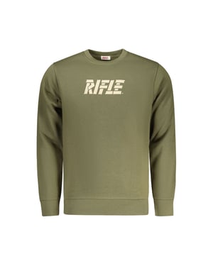 Sudadera de algodón para hombres Rifle Verde