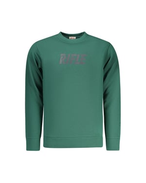 Sudadera de Algodón Verde Rifle para Hombre