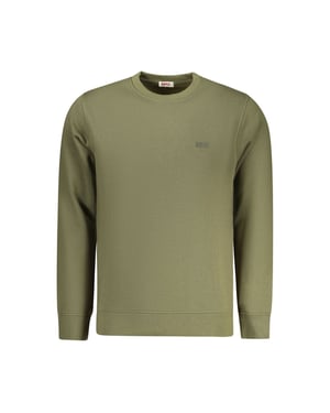 Sudadera de Hombre Rifle Verde de Algodón