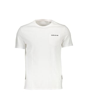 Camiseta de Hombre de Algodón Blanca Guess Jeans