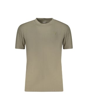 Camiseta de Algodón Verde para Hombre Guess Jeans