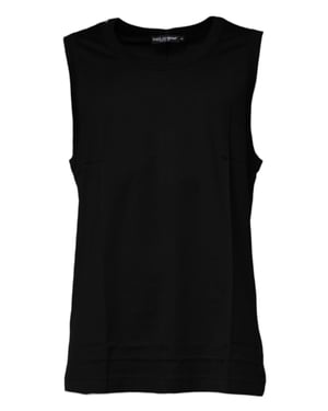 Camiseta sin mangas negra Dolce & Gabbana