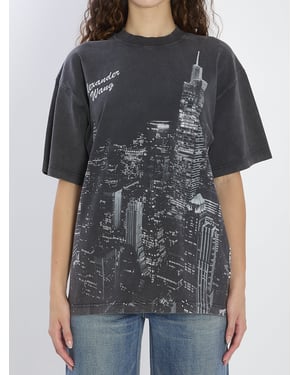 Camiseta con rhinestones