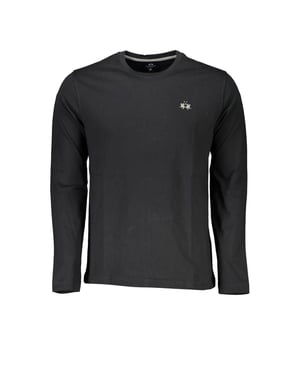 Camiseta de Hombre de Algodón Negra La Martina