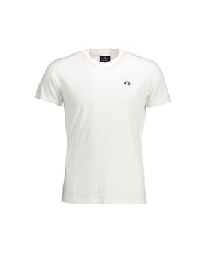 La Martina Bianco Camiseta de Algodón para Hombre