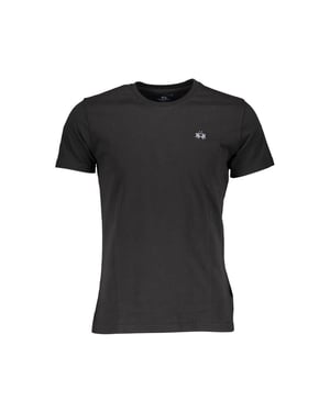 Camiseta de Hombre de Algodón Negra La Martina