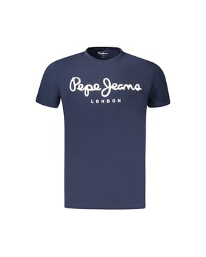 Camiseta de Algodón Azul para Hombre Pepe Jeans