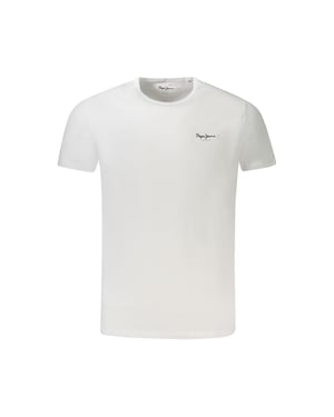 Camiseta de algodón para hombre Pepe Jeans Bianco